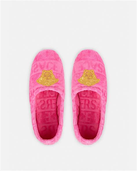 versace slippers womens price|Versace allover slippers.